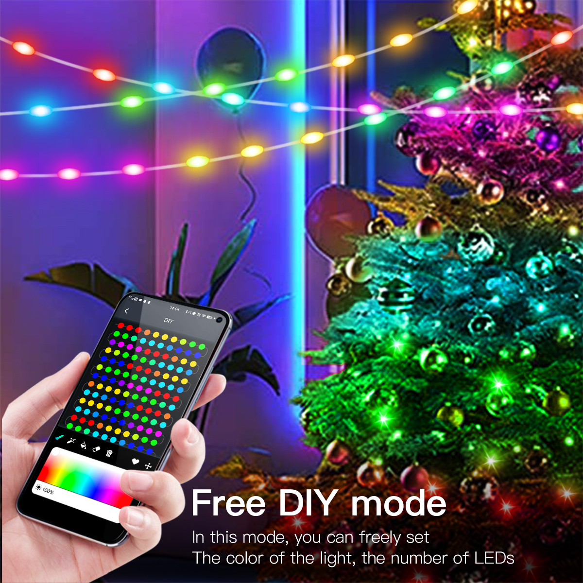 Wireless Bluetooth APP Control - огляд і ціна Smart Garden Festoon Lights