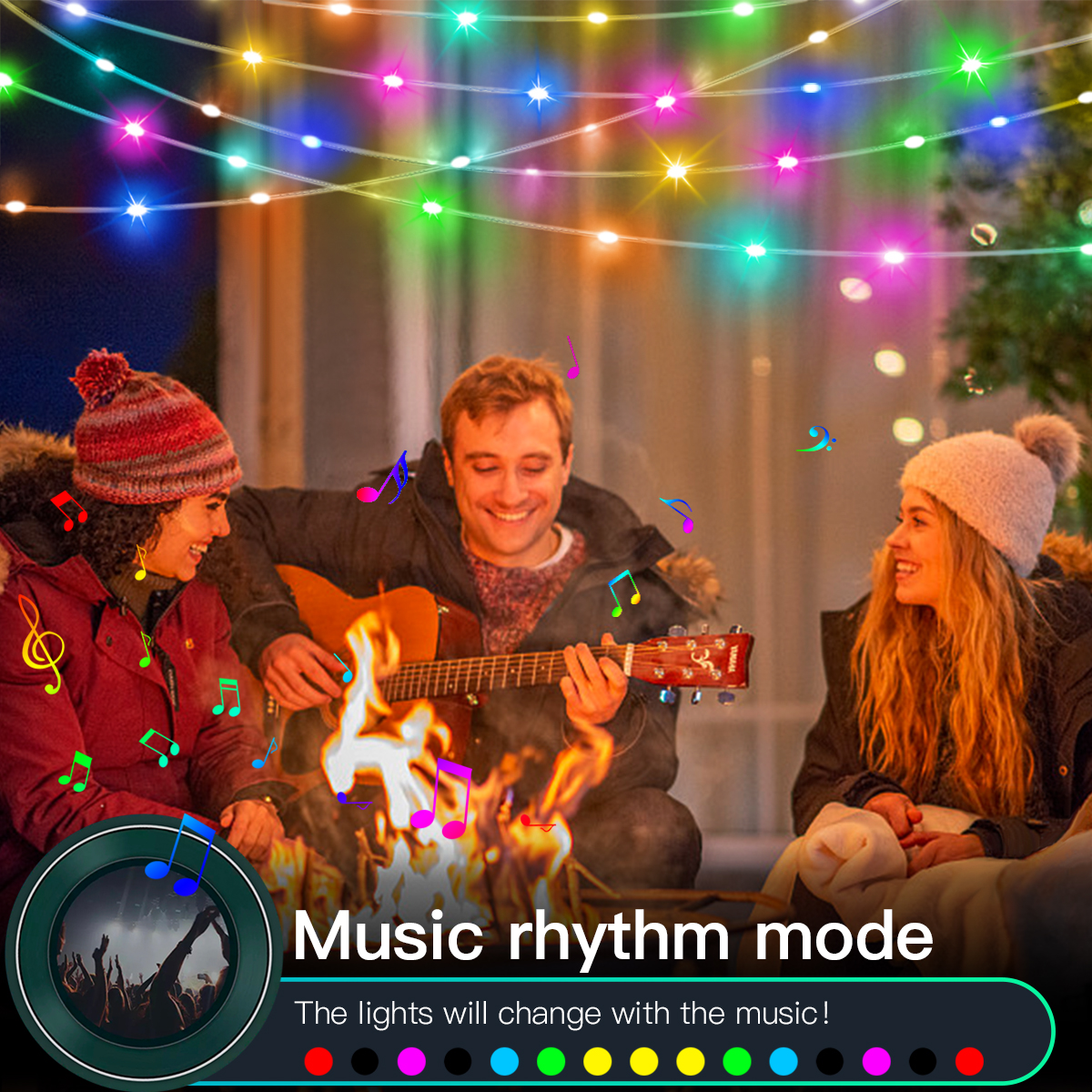Wireless Bluetooth APP Control - огляд і ціна Smart Garden Festoon Lights