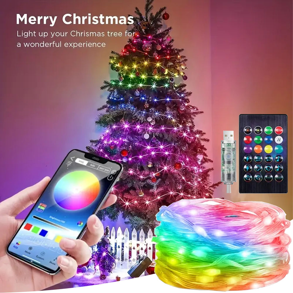 RGBIC Smart String Lights USB  - огляд і ціна Smart Garden Festoon Lights