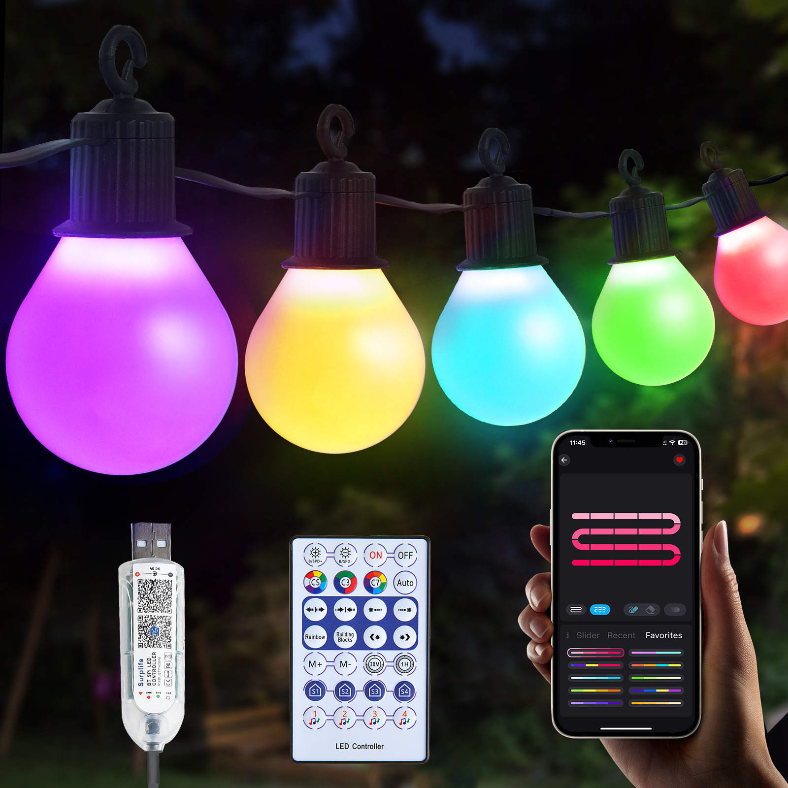 Smart G40 LED Bulb String Ligh - огляд і ціна Smart Garden Festoon Lights