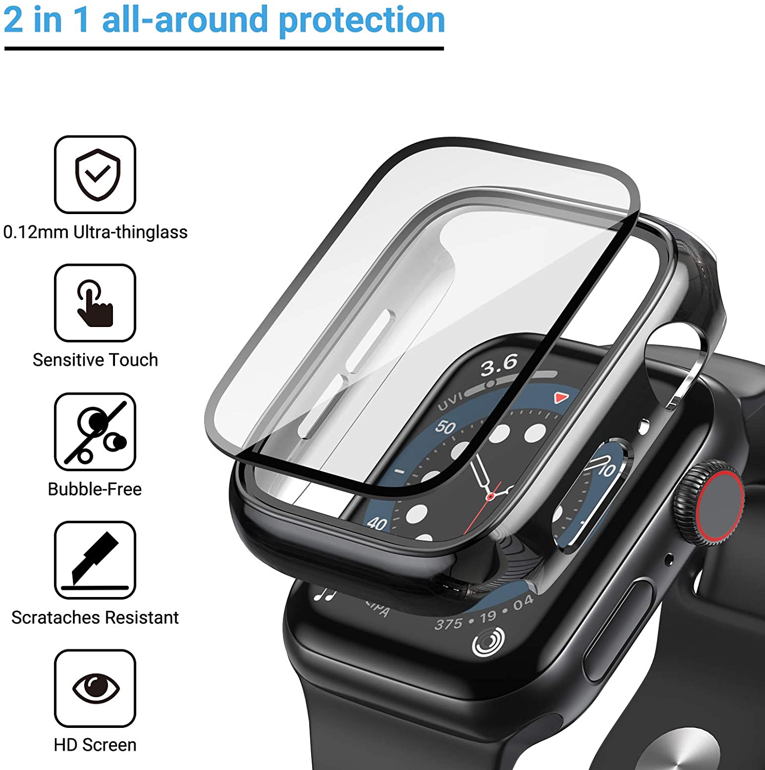 Glass+cover For Apple Watch Ca - огляд і ціна Smart Garden 9