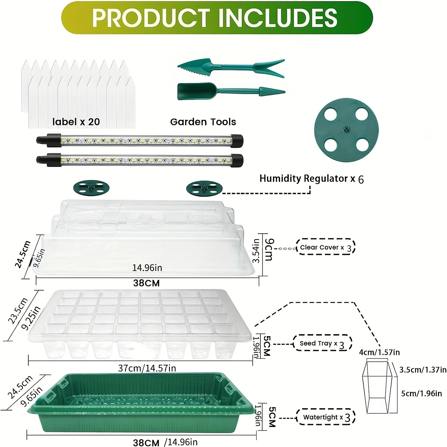 Seed Starter Trays With High D - огляд і ціна Smart Garden Is