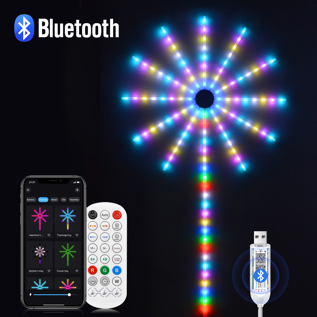 Christmas Fireworks Light RGBI - огляд і ціна Smart Garden Festoon Lights