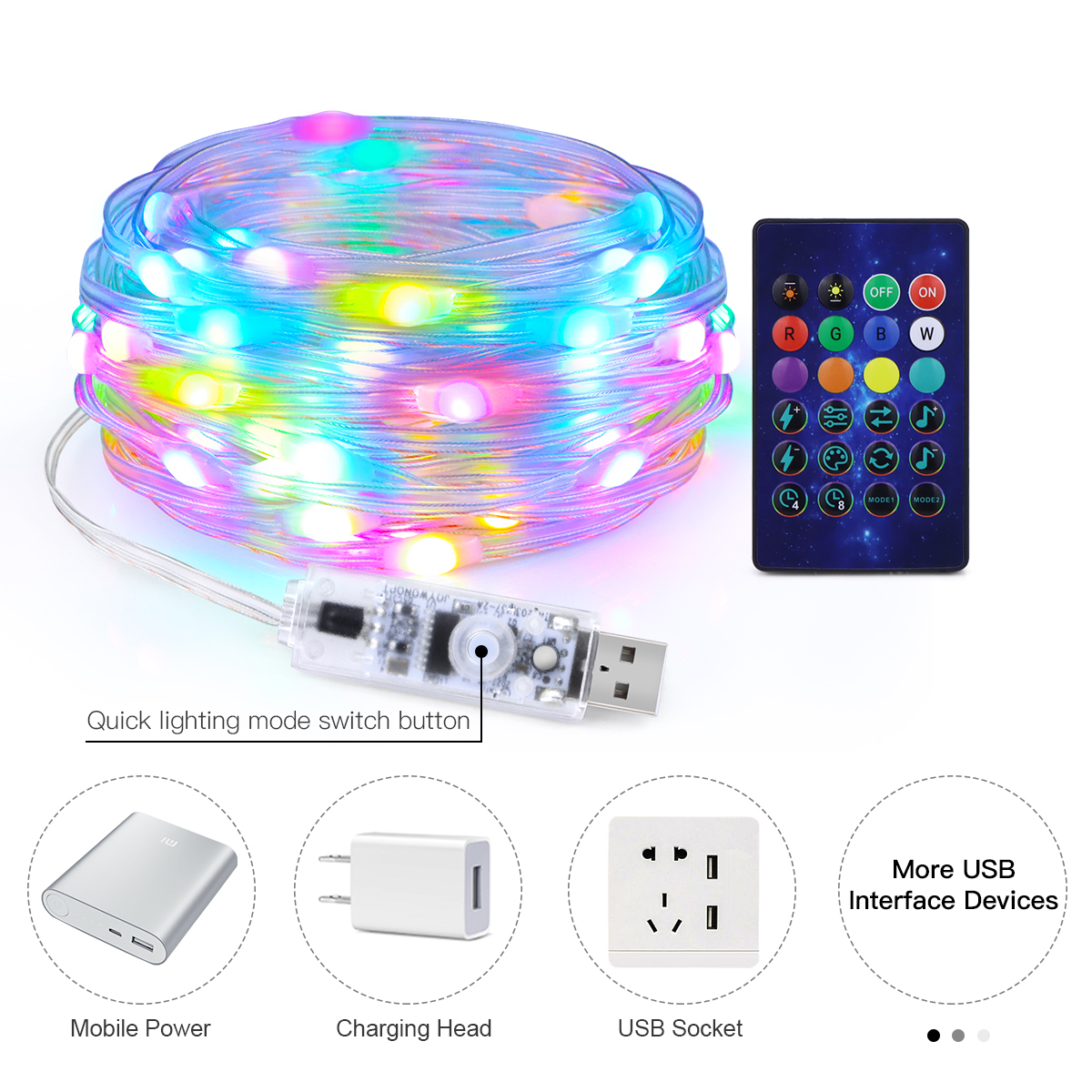 20M 10M 5M Smart Bluetooth APP - огляд і ціна Smart Garden Festoon Lights