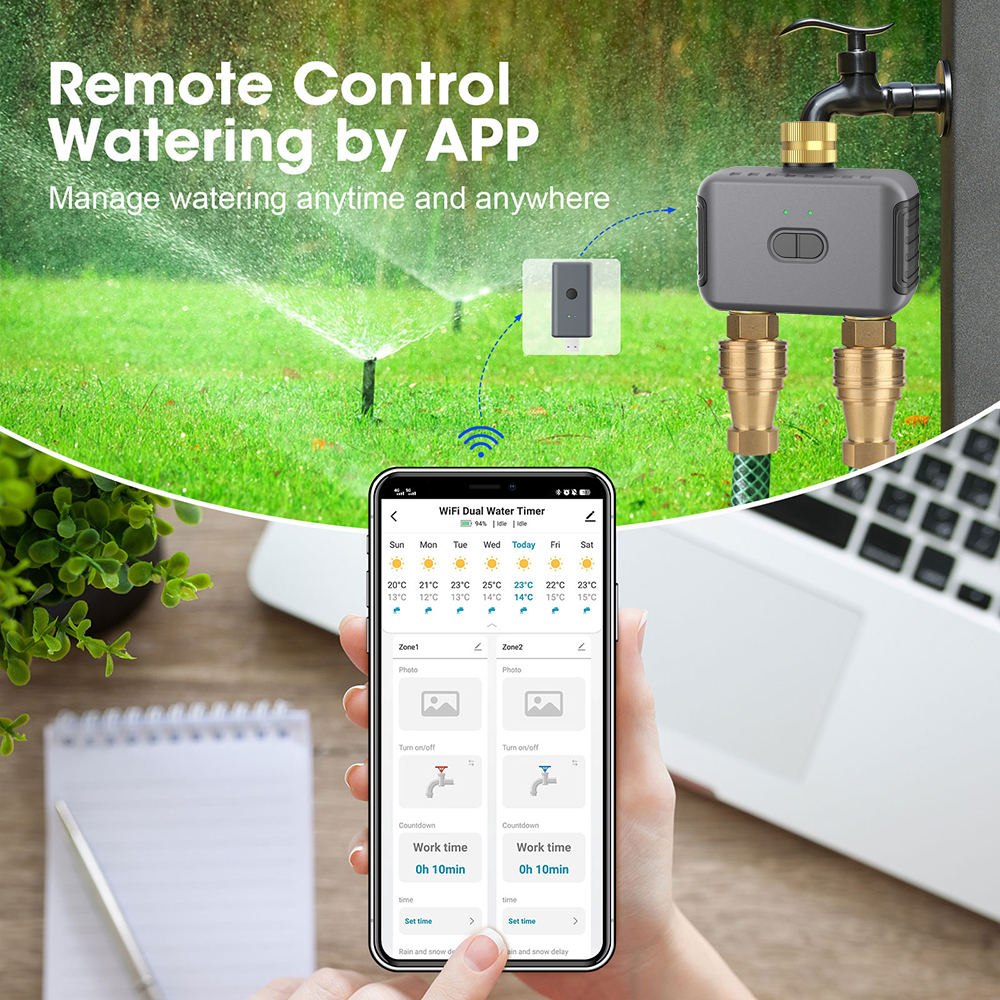 Tuya 2 Zone Watering Timer Gar - огляд і ціна Smart Garden Is