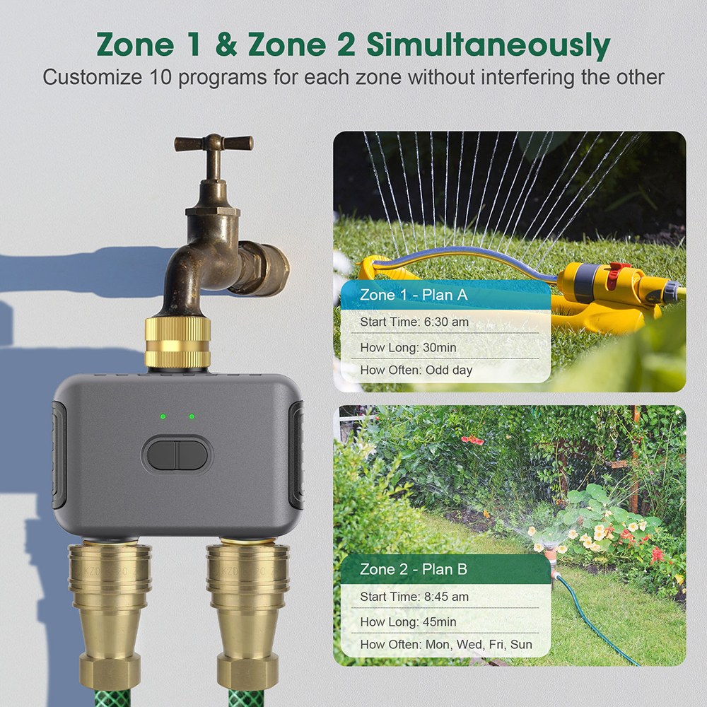 Tuya 2 Zone Watering Timer Gar - огляд і ціна Smart Garden Is